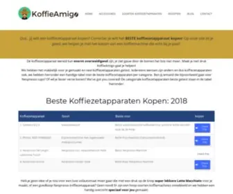 Koffieamigo.nl(Beste Koffiezetapparaat Kopen) Screenshot