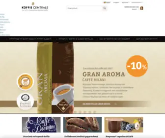 Koffiecentrale.be(Specialist in Premium Espresso Koffie) Screenshot