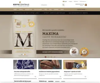 Koffiecentrale.nl(Specialist in Premium Espresso Koffie) Screenshot