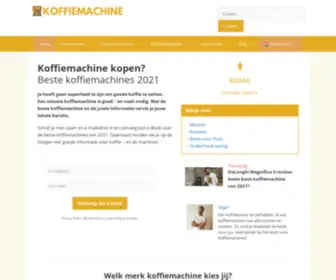 Koffiemachine.org(De beste koffiemachine) Screenshot