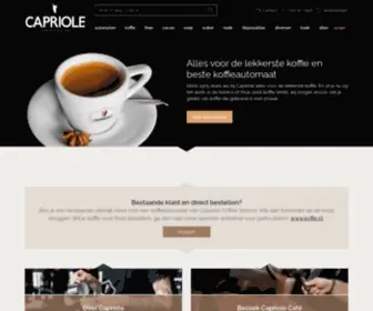 Koffienieuws.nl(Capriole Coffee Service) Screenshot