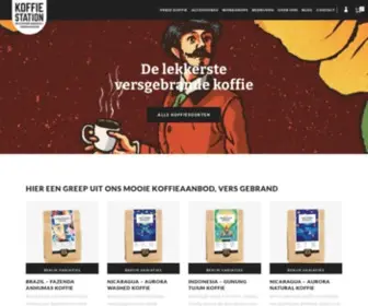 Koffiestation.nl(Koffiestation microbranderij Groningen) Screenshot