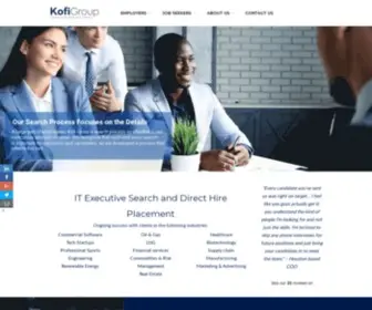 Kofi-Group.com(Early Stage Start Ups Technology Staffing Experts) Screenshot