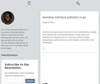 Kofo.dev(Learn modern frontend and backend development) Screenshot