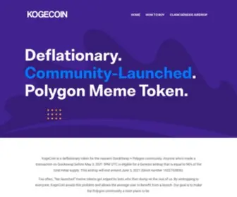 Kogecoin.io(KogeCoin) Screenshot