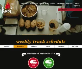 Kogibbq.com(Kogi BBQ Taco Truck & Catering) Screenshot