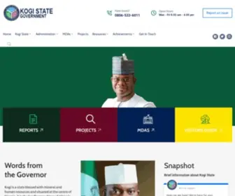 Kogistate.gov.ng(Kogi State Confluence of Opportunities) Screenshot