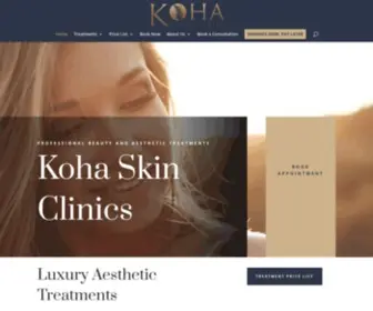 Kohaclinics.com(Berkhamsted Aesthetic Clinic) Screenshot