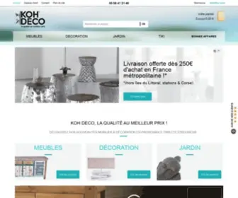 Kohdeco-Meubles.com(Achat meubles exotiques & décoration) Screenshot