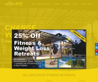 Kohfitthailand.com(Fitness Holiday) Screenshot