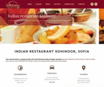 Kohinoor.bg(Индийски ресторант Кохинор) Screenshot