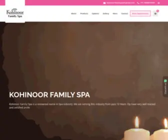 Kohinoorfamilyspa.com(Kohinoor Family Spa) Screenshot