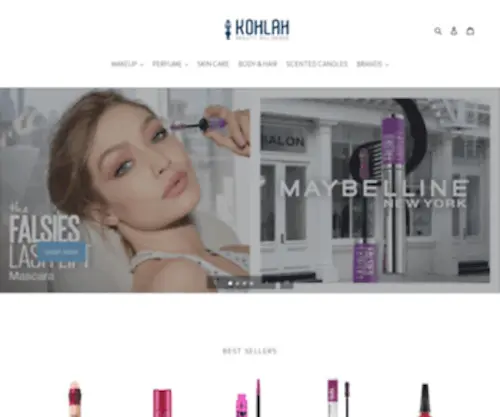 Kohlah.com(Kohlah Beauty) Screenshot