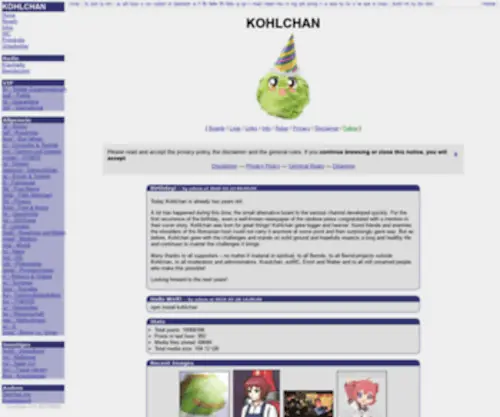 Kohlchan.net(Kohlchan) Screenshot