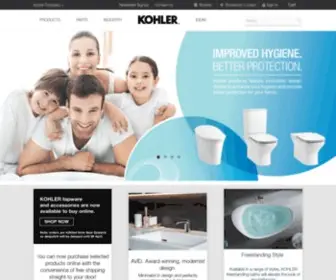Kohler.com.au(Bathroom Fixtures) Screenshot