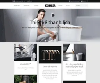 Kohler.com.vn(Thương hiệu thiết bị vệ sinh và nhà bếp cao cấp) Screenshot