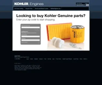 Kohlerenginesparts.com Screenshot