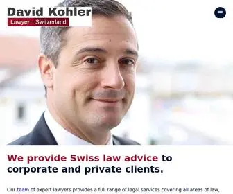 Kohlerlegal-Switzerland.com(Kohler Legal) Screenshot