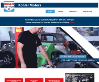 Kohlermotors.co.za(Kohler Motors) Screenshot