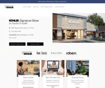 Kohlersignaturestoreaustin.com(Austin) Screenshot