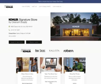 Kohlersignaturestorestlouis.com(KOHLER Signature Store by Crescent Supply St Louis) Screenshot