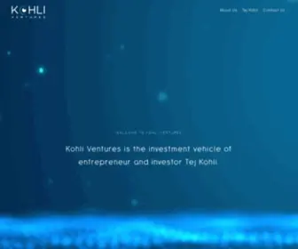 Kohliventures.com(The Official Site Of Kohli Ventures) Screenshot