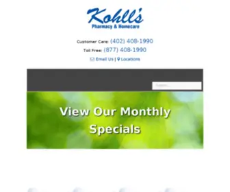 Kohlls.com(Kohll's Pharmacy & Homecare) Screenshot