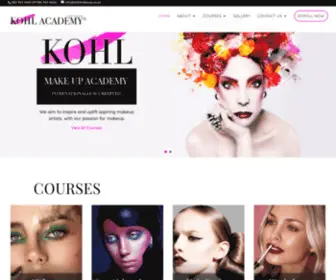 Kohlmakeup.co.za(Professional Makeup courses in South Africa) Screenshot