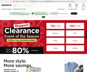Kohls.com(Shop Clothing) Screenshot