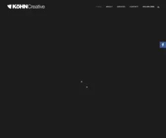 Kohncreative.com(KōHN Creative) Screenshot
