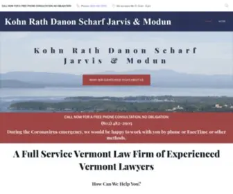 Kohnrath.com(Vermont attorneys at law) Screenshot