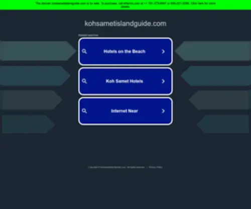 Kohsametislandguide.com(Kohsametislandguide) Screenshot