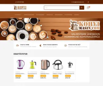 Kohvimasin.com(Teeme) Screenshot