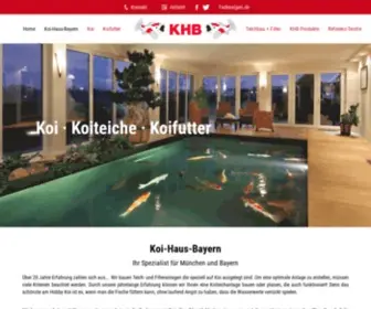 Koi-Haus-Bayern.de(München) Screenshot