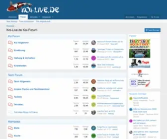 Koi-Live.de(Koi Forum) Screenshot