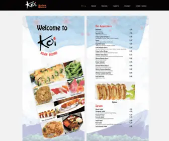 Koiasianbistroil.com(Koi Asian Bistro) Screenshot