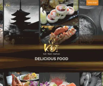 Koiasianfusionct.com(Koi Sushi Hibachi Asian Fusion Tel) Screenshot