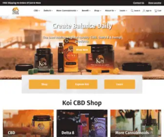 Koicbd.com(Koi CBD Shop) Screenshot
