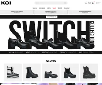 Koifootwear.com(KOI footwear) Screenshot