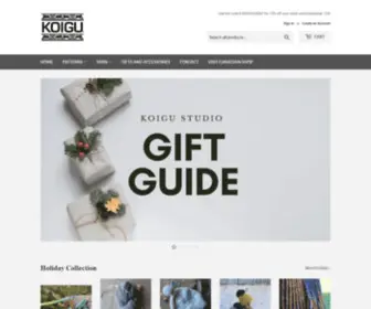 Koigustudio.com(Koigu Shop) Screenshot