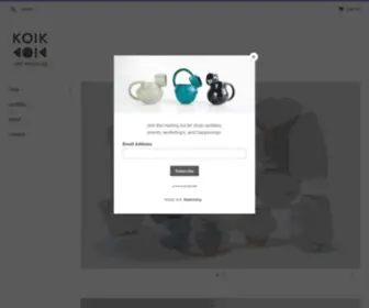 Koikceramics.com(Koik Ceramics Shop) Screenshot