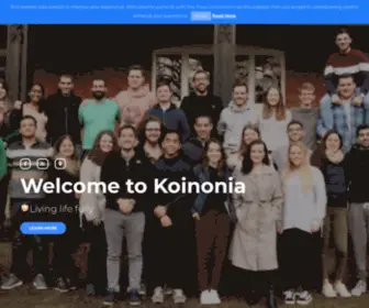 Koinonia.co.uk(Living life fully) Screenshot