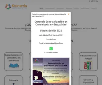 Koinonia.com.ar(Koinonía) Screenshot