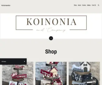 Koinoniaandco.com(Koinoniaandco) Screenshot