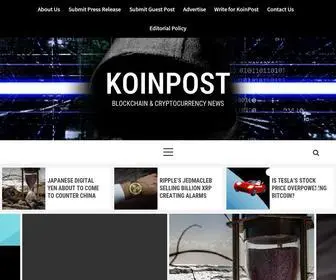 Koinpost.com(Bitcoin and Cryptocurrency News) Screenshot