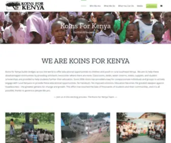 Koinsforkenya.org(Koins For Kenya) Screenshot