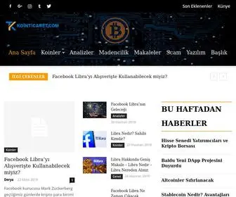 Kointicaret.com(Bitcoin Altcoin Haberleri) Screenshot