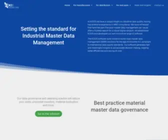 Koiosmasterdata.com(ISO 8000 master data management solutions) Screenshot