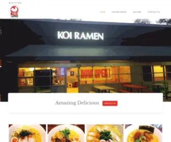 Koiramen.com(Koi Ramen) Screenshot