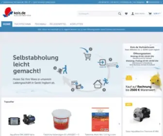 Kois.de(Teichzubehör) Screenshot